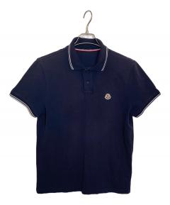 入手困難✨️モンクレールガムブルー ポロシャツ ロゴワッペン M相当 入手困難✨️モンクレールガムブルー ポロシャツ ロゴワッペン M相当