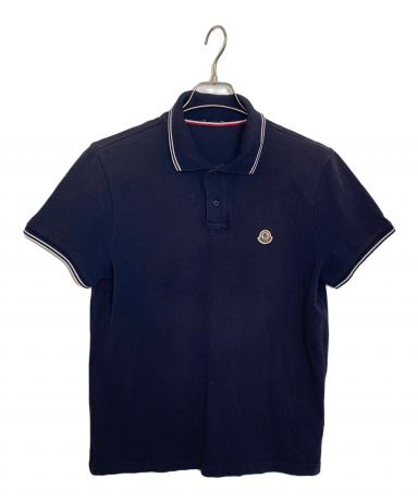 中古・古着通販】MONCLER (モンクレール) ポロシャツ ネイビー サイズ