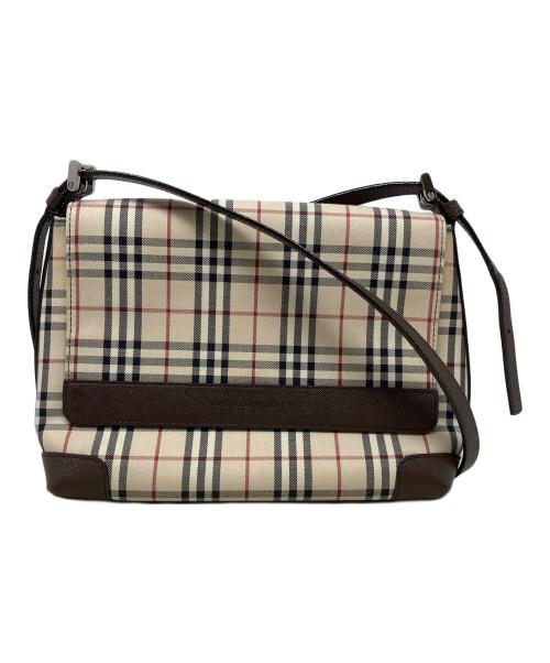 BURBERRY（バーバリー）BURBERRY (バーバリー) ショルダーバッグ ブラウンの古着・服飾アイテム