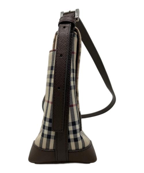 BURBERRY（バーバリー）BURBERRY (バーバリー) ショルダーバッグ ブラウンの古着・服飾アイテム