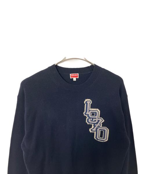 KENZO（ケンゾー）KENZO (ケンゾー) KENZO 厚手ニット ネイビー サイズ:Lの古着・服飾アイテム