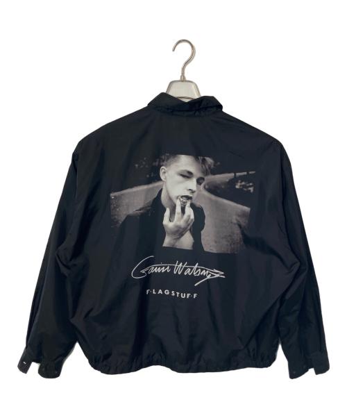 flagstuff（フラグスタフ）flagstuff (フラグスタフ) FLAGSTUFF コーチジャケット ブラック サイズ:XLの古着・服飾アイテム