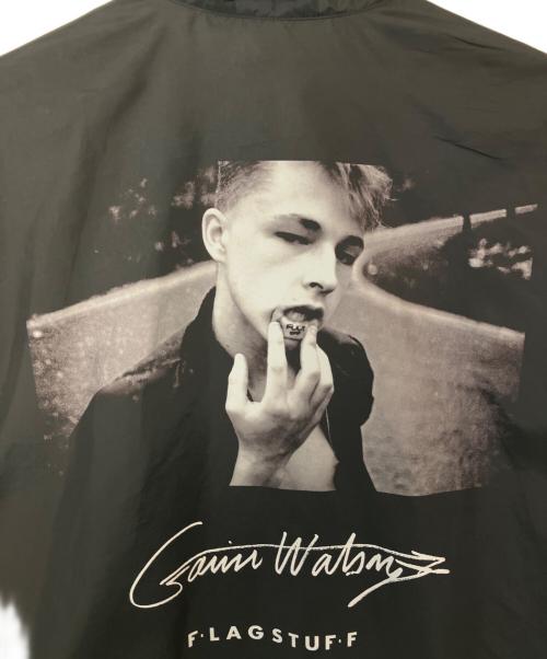 flagstuff（フラグスタフ）flagstuff (フラグスタフ) FLAGSTUFF コーチジャケット ブラック サイズ:XLの古着・服飾アイテム