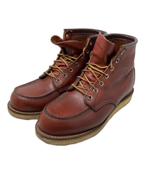 RED WING（レッドウィング）RED WING (レッドウィング) RED WING 6-inch Classic Moc レザーシューズ ブラウン サイズ:SIZE 7の古着・服飾アイテム