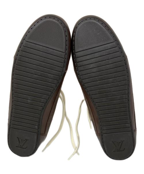 LOUIS VUITTON（ルイ ヴィトン）LOUIS VUITTON (ルイ ヴィトン) ハイカットスニーカー ベージュ サイズ:7の古着・服飾アイテム