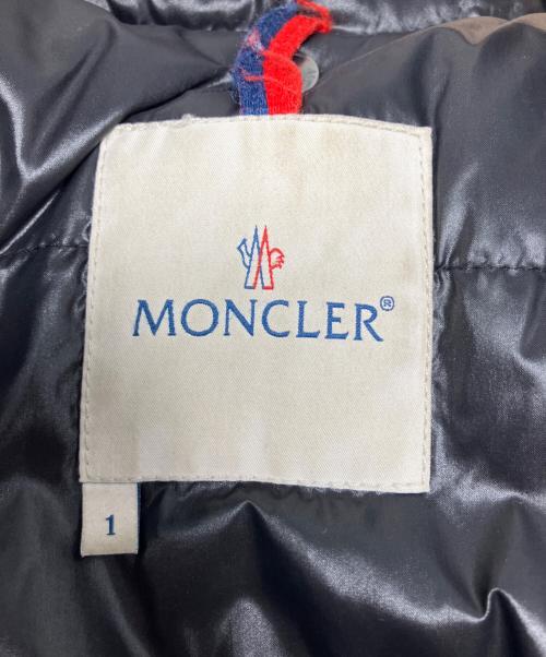 MONCLER（モンクレール）MONCLER (モンクレール) MONCLER ダウンジャケット ブラック サイズ:1の古着・服飾アイテム
