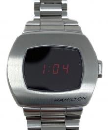 HAMILTON（ハミルトン）の古着「デジタルウォッチ PSRアメリカンクラシック H52414130」｜シルバー