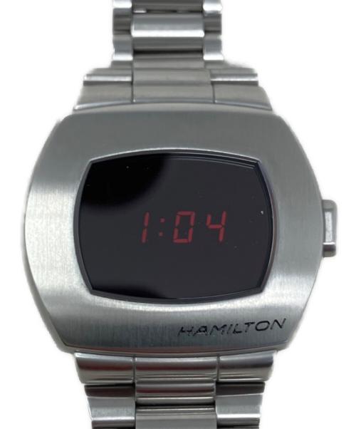 HAMILTON（ハミルトン）HAMILTON (ハミルトン) デジタルウォッチ PSRアメリカンクラシック H52414130 シルバーの古着・服飾アイテム