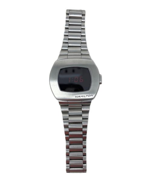 HAMILTON（ハミルトン）HAMILTON (ハミルトン) デジタルウォッチ PSRアメリカンクラシック H52414130 シルバーの古着・服飾アイテム