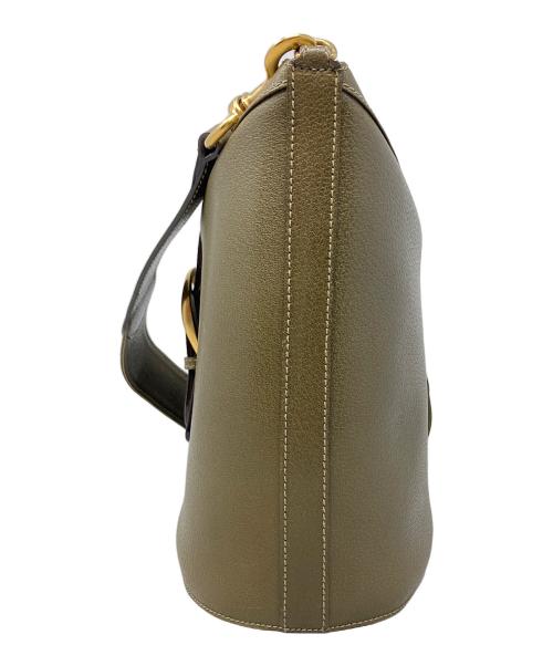 GUCCI（グッチ）GUCCI (グッチ) ショルダーバッグ オリーブの古着・服飾アイテム