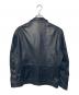UNION STATION (ユニオンステーション) UNION STATION ラムレザースタンドカラージャケット ブラック サイズ:LL：10000円