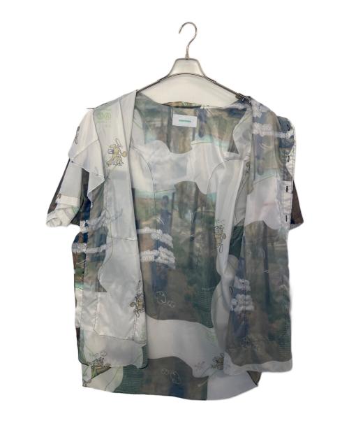 bodysong.（ボディソング）bodysong. (ボディソング) bodysong. AZZMSHHS 半袖シャツ ベージュ サイズ:Freeの古着・服飾アイテム