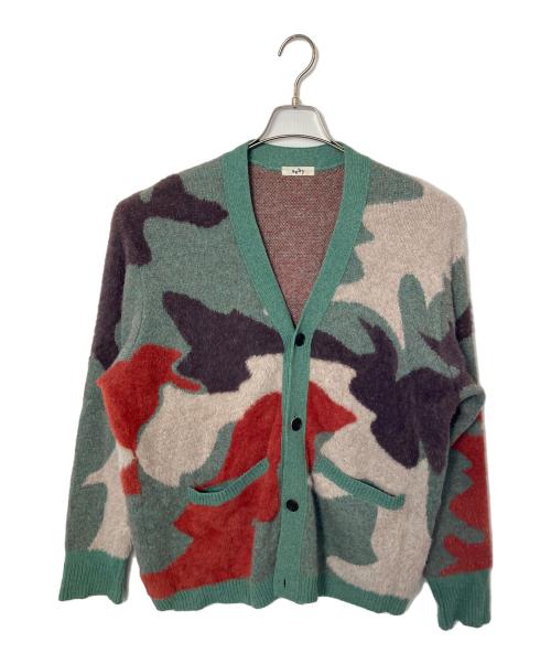 saby（サバイ）saby (サバイ) 厚手カーディガン マルチカラー サイズ:2（M）の古着・服飾アイテム