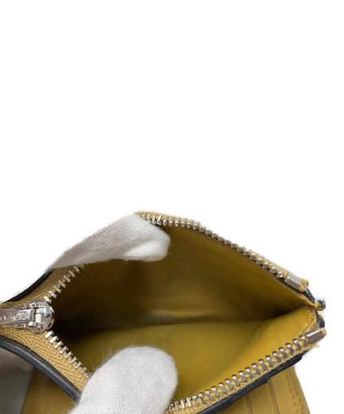 LOEWE（ロエベ）LOEWE (ロエベ) LOEWE バーティカル ウォレット スモール（ソフトグレインカーフ） 財布 スカイブルー×グリーンの古着・服飾アイテム