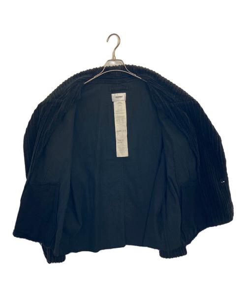 doublet（ダブレット）doublet (ダブレット) CORDUROY CUT-OFF JACKET ブラック サイズ:MEDIUMの古着・服飾アイテム
