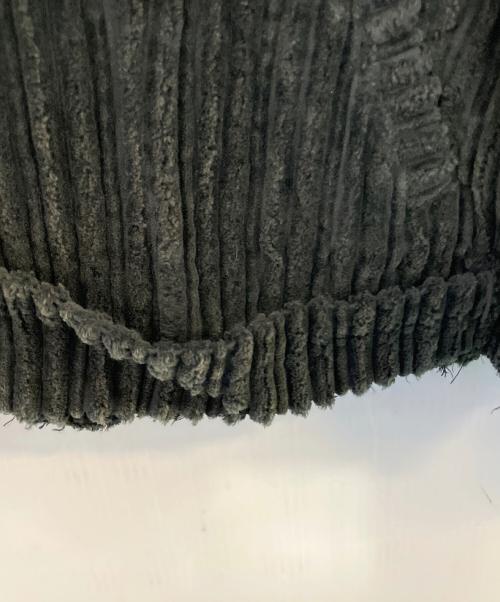 doublet（ダブレット）doublet (ダブレット) CORDUROY CUT-OFF JACKET ブラック サイズ:MEDIUMの古着・服飾アイテム