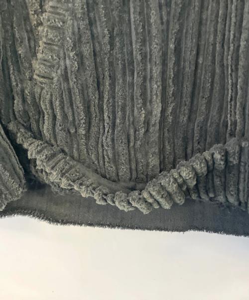 doublet（ダブレット）doublet (ダブレット) CORDUROY CUT-OFF JACKET ブラック サイズ:MEDIUMの古着・服飾アイテム