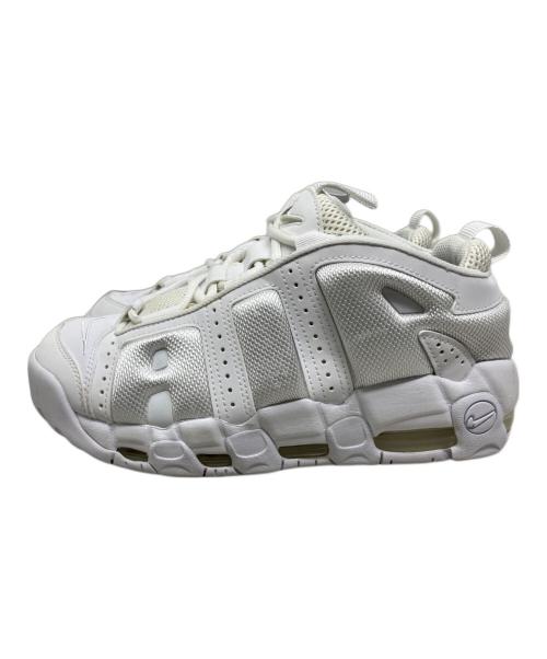 NIKE（ナイキ）NIKE (ナイキ) NIKE More Uptempo Low Triple White スニーカー ホワイト サイズ:24.5cmの古着・服飾アイテム