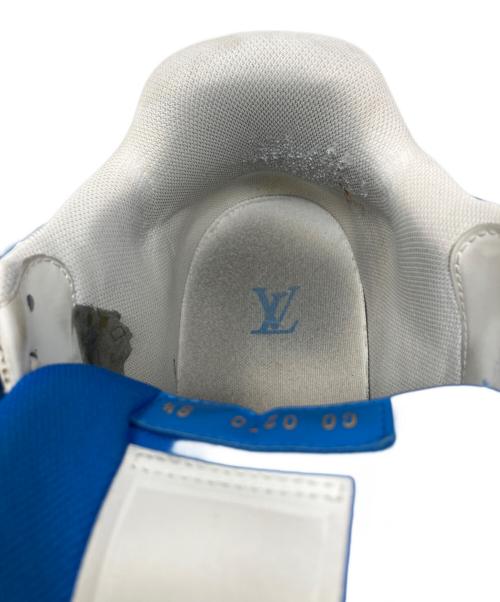 LOUIS VUITTON（ルイ ヴィトン）LOUIS VUITTON (ルイ ヴィトン) スニーカー ホワイト×ブルー サイズ:8 1/2の古着・服飾アイテム