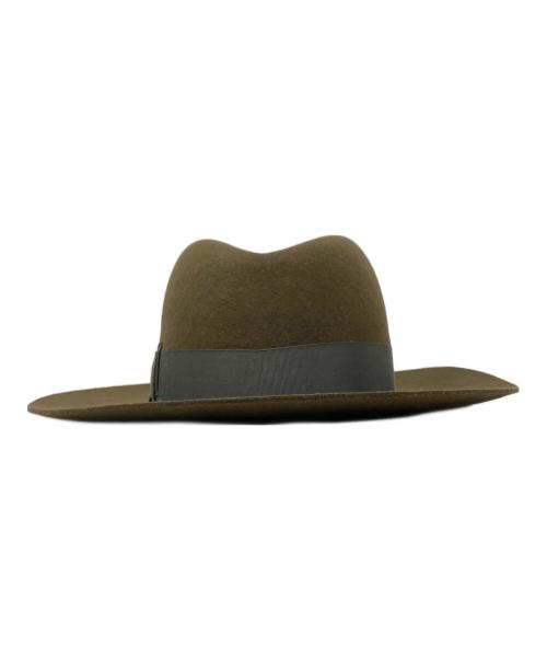 THE H.W.DOG&CO.（エイチダブリュードッグアンドコー）THE H.W.DOG&CO. (エイチダブリュードッグアンドコー) ハット ブラウン サイズ:38 未使用品の古着・服飾アイテム