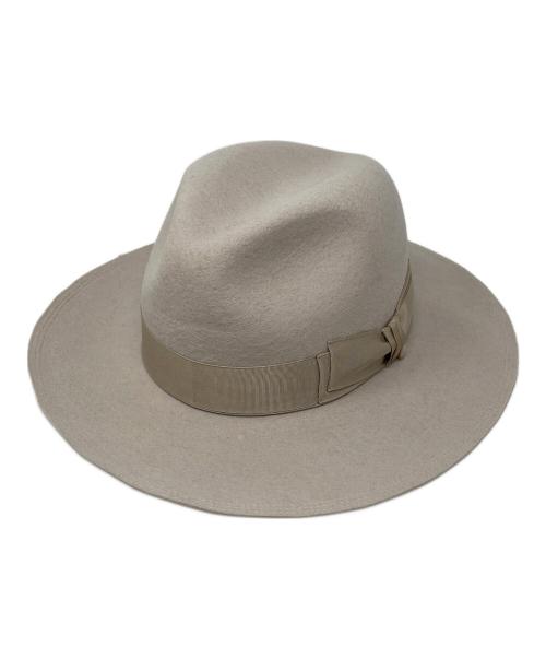 THE H.W.DOG&CO.（エイチダブリュードッグアンドコー）THE H.W.DOG&CO. (エイチダブリュードッグアンドコー) ハット ベージュ サイズ:38の古着・服飾アイテム