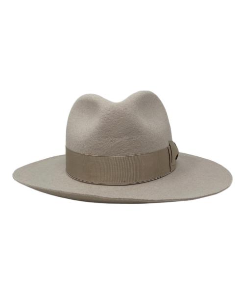 THE H.W.DOG&CO.（エイチダブリュードッグアンドコー）THE H.W.DOG&CO. (エイチダブリュードッグアンドコー) ハット ベージュ サイズ:38の古着・服飾アイテム