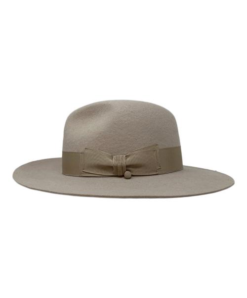 THE H.W.DOG&CO.（エイチダブリュードッグアンドコー）THE H.W.DOG&CO. (エイチダブリュードッグアンドコー) ハット ベージュ サイズ:38の古着・服飾アイテム