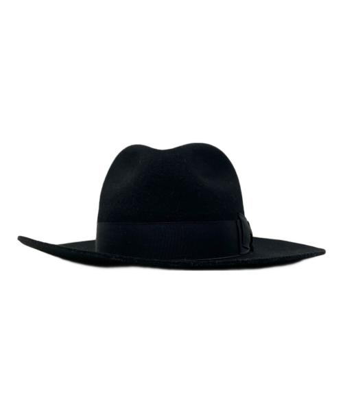 THE H.W.DOG&CO.（エイチダブリュードッグアンドコー）THE H.W.DOG&CO. (エイチダブリュードッグアンドコー) ハット ブラック サイズ:38 未使用品の古着・服飾アイテム