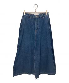 BELPER（ベルパー）の古着「BELPER ワイドデニムパンツ」｜インディゴ