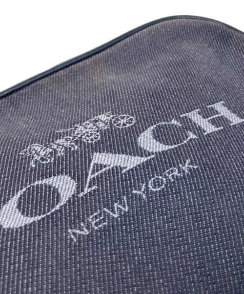 COACH（コーチ）COACH (コーチ) COACH シグネチャー ショルダーバッグ ネイビーの古着・服飾アイテム