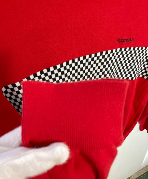 SUPREME（シュプリーム）SUPREME (シュプリーム) ニット レッド サイズ:Lの古着・服飾アイテム