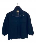 IENAイエナ）の古着「プードルボンディングブルゾンコート」｜ブラック