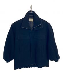 IENA（イエナ）の古着「プードルボンディングブルゾンコート」｜ブラック