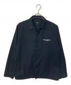 HUFハフ）の古着「HUF NEVER YOURS COACH SHIRT」｜ブラック