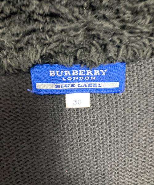 BURBERRY BLACK LABEL（バーバリーブラックレーベル）BURBERRY BLACK LABEL (バーバリーブラックレーベル) ニットパーカー ブラック サイズ:38の古着・服飾アイテム