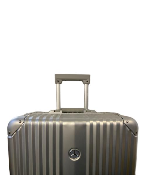 Mercedes Benz（メルセデスベンツ）Mercedes Benz (メルセデスベンツ) Mercedes Benz キャリーバッグ シルバーの古着・服飾アイテム