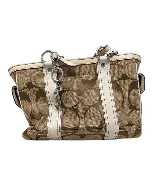 COACH（コーチ）COACH (コーチ) トートバッグ カーキの古着・服飾アイテム