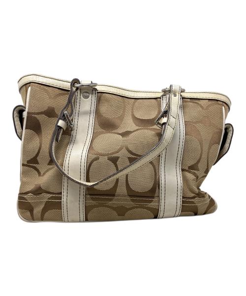 COACH（コーチ）COACH (コーチ) トートバッグ カーキの古着・服飾アイテム