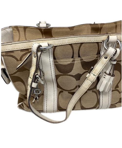 COACH（コーチ）COACH (コーチ) トートバッグ カーキの古着・服飾アイテム