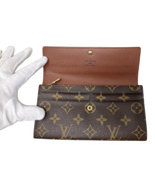 LOUIS VUITTON（ルイ ヴィトン）LOUIS VUITTON (ルイ ヴィトン) 長財布 ブラウンの古着・服飾アイテム