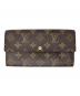 LOUIS VUITTON（ルイ ヴィトン）の古着「長財布」｜ブラウン