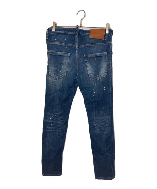 DSQUARED2（ディースクエアード）DSQUARED2 (ディースクエアード) DSQUARED2 デニムパンツ ネイビー サイズ:44の古着・服飾アイテム
