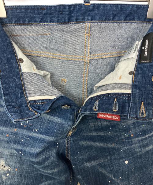 DSQUARED2（ディースクエアード）DSQUARED2 (ディースクエアード) DSQUARED2 デニムパンツ ネイビー サイズ:44の古着・服飾アイテム