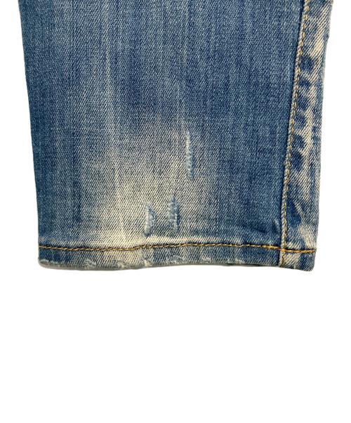 DSQUARED2（ディースクエアード）DSQUARED2 (ディースクエアード) ダメージ加工デニムパンツ ネイビー サイズ:42の古着・服飾アイテム
