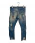 DSQUARED2 (ディースクエアード) ダメージ加工デニムパンツ ネイビー サイズ:42：20000円