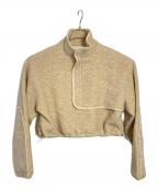 TODAYFULトゥデイフル）の古着「ボアフリースプルオーバー」｜ベージュ