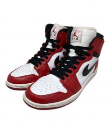 NIKE（ナイキ）の古着「NIKE AIR JORDAN1 BRED ハイカットスニーカー」｜ブラック×レッド