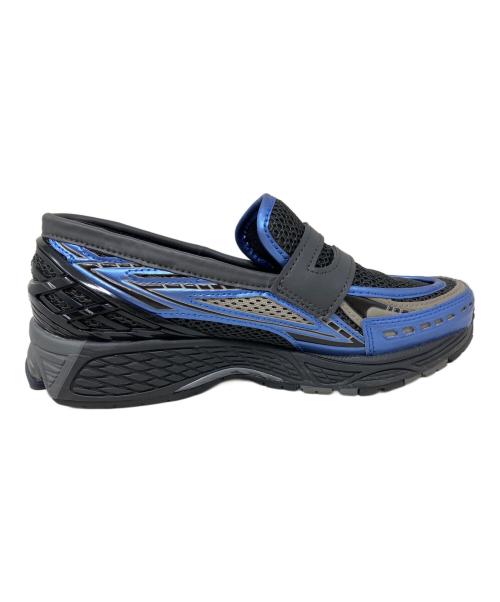 NEW BALANCE（ニューバランス）NEW BALANCE (ニューバランス) NEW BALANCE Black Cement with Blue Gemstone スニーカー ブラック×ブルー サイズ:26㎝の古着・服飾アイテム