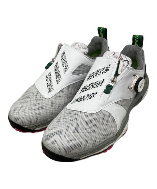 adidas（アディダス）adidas (アディダス) adidas ゴルフシューズ グレー×ホワイト サイズ:25.5㎝の古着・服飾アイテム