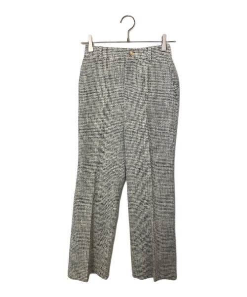 ANAYI（アナイ）ANAYI (アナイ) ANAYI ブッチャーツイードパンツ ブラック×ベージュ サイズ:34の古着・服飾アイテム